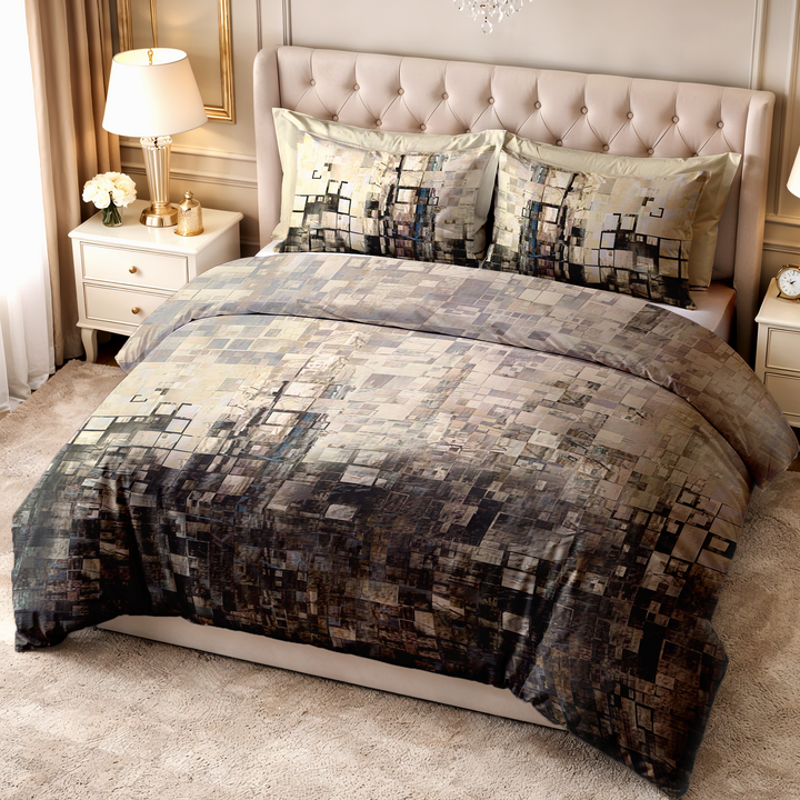 Kama Digital Printed Bedsheet - 300 TC