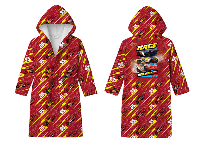 Disney Pixar Car Printed Cotton Bathrobe for Kids