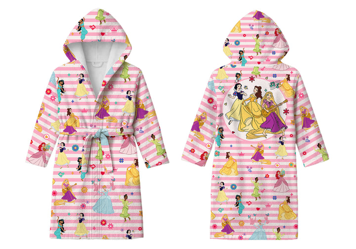 Disney Princess Printed Cotton Bathrobe for Kids