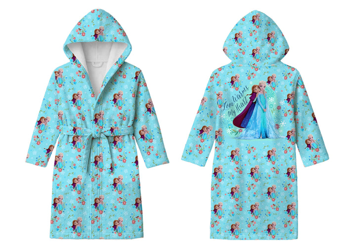 Disney Frozen Printed Cotton Bathrobe for Kids