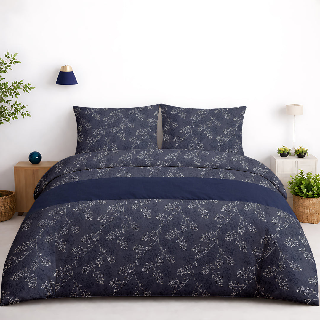 Brink 100% Cotton Printed Bedsheet - 300 TC