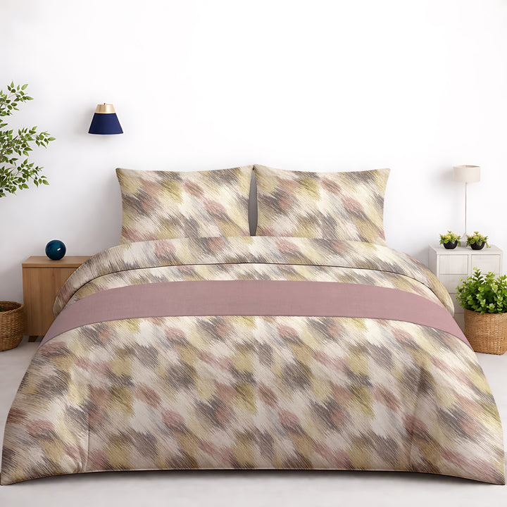 Brink 100% Cotton Printed Bedsheet - 300 TC