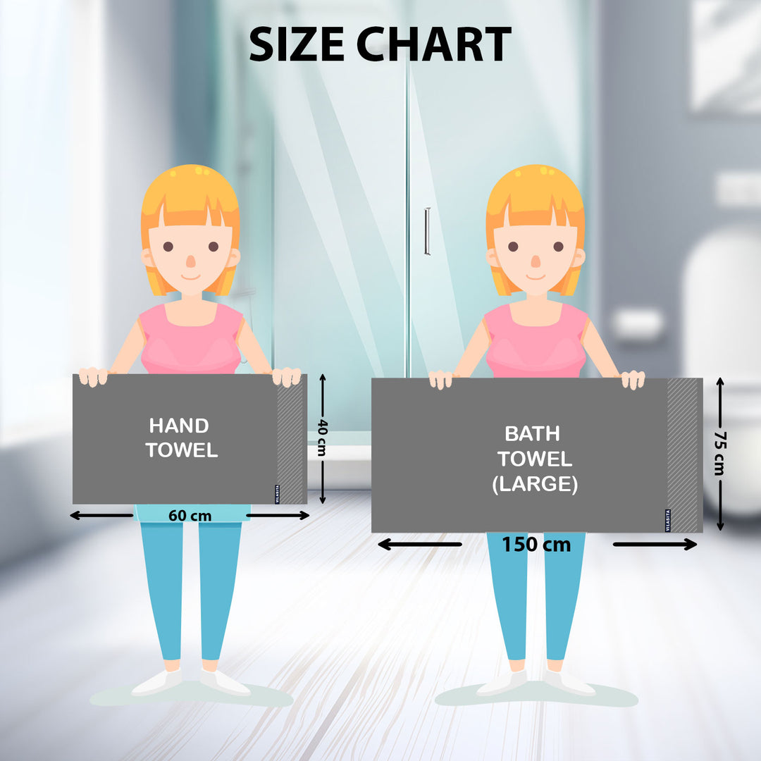 Size Chart for towels