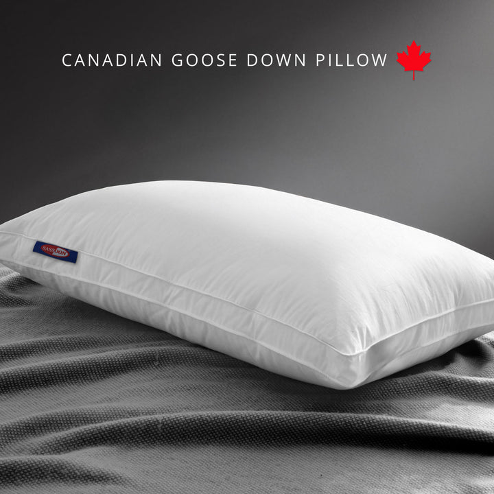 Deslay Canadian Goose Down Feather Pillow