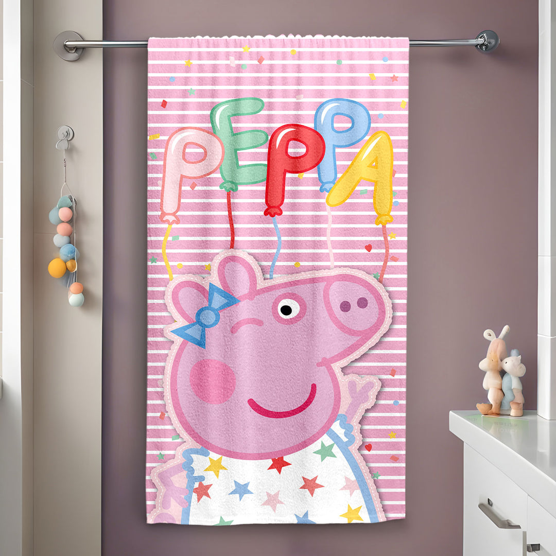 Peppa Pig Kids Bath Towel- Pink