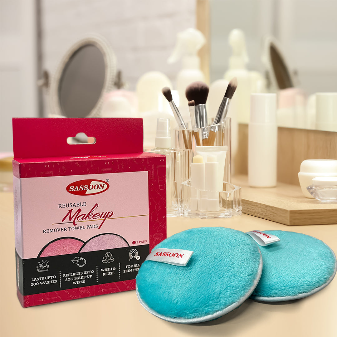 High Quality Makeup Remover Pad (For all skin types, reusable, highly absorbent, ultrasoft, quick drying, for all skin types )