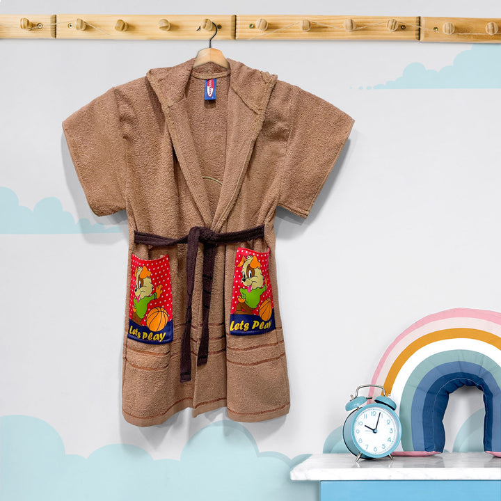 Hooded Bathrobe For Kids (Age 3-7 years)