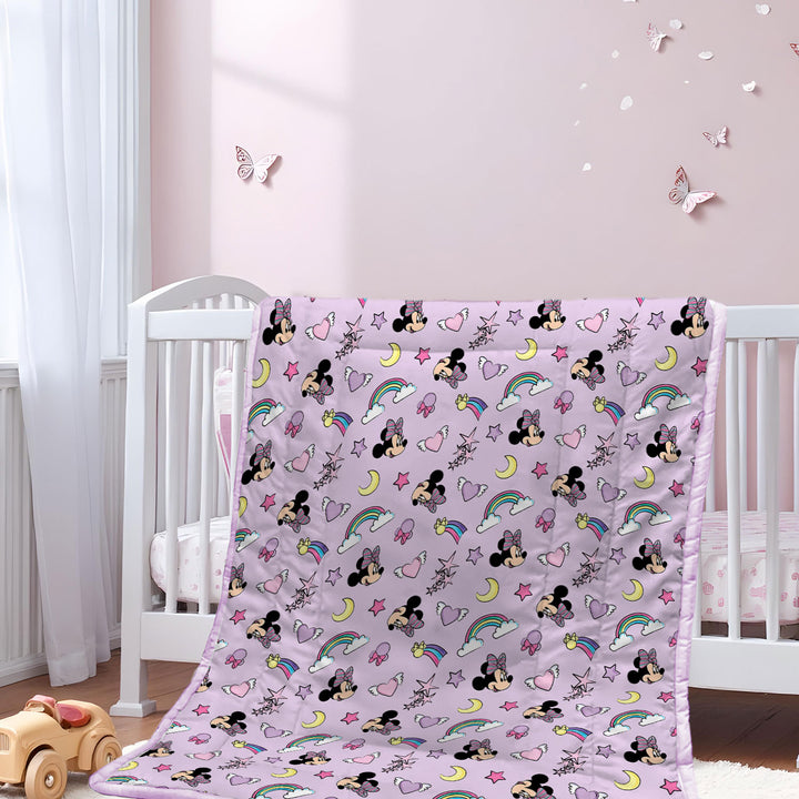 Disney Minnie & Unicorn Baby Quilted Blanket