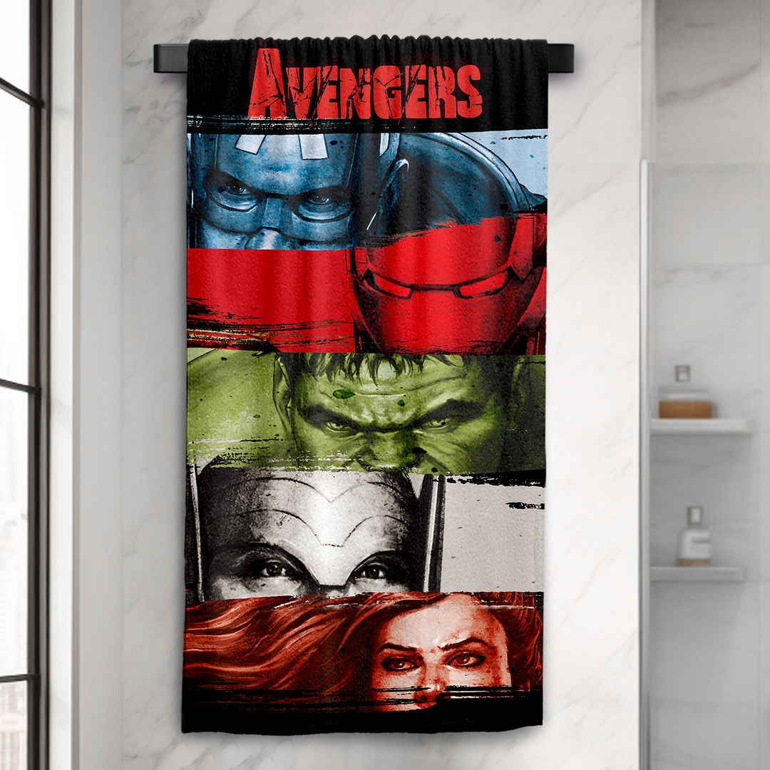 Marvel Avengers Towel For Kids Adults Sassoon Fab