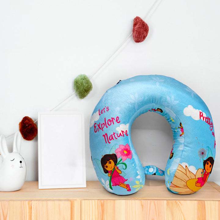 Dora Memory Foam Neck Pillow For Kids