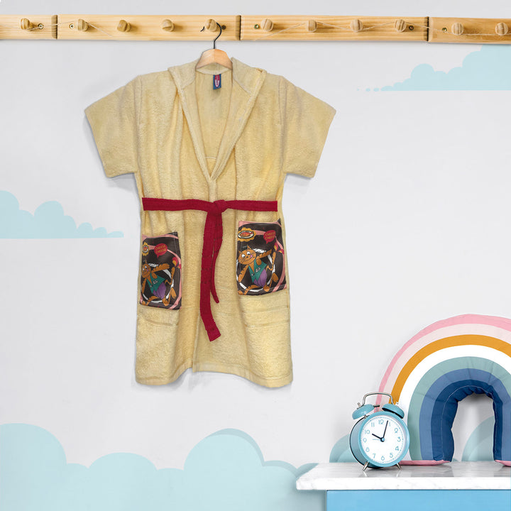 Hooded Bathrobe For Kids (Age 3-7 years)