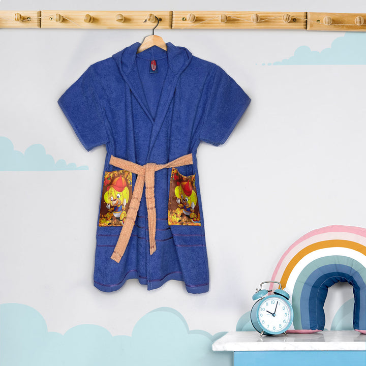 Hooded Bathrobe For Kids (Age 3-7 years)