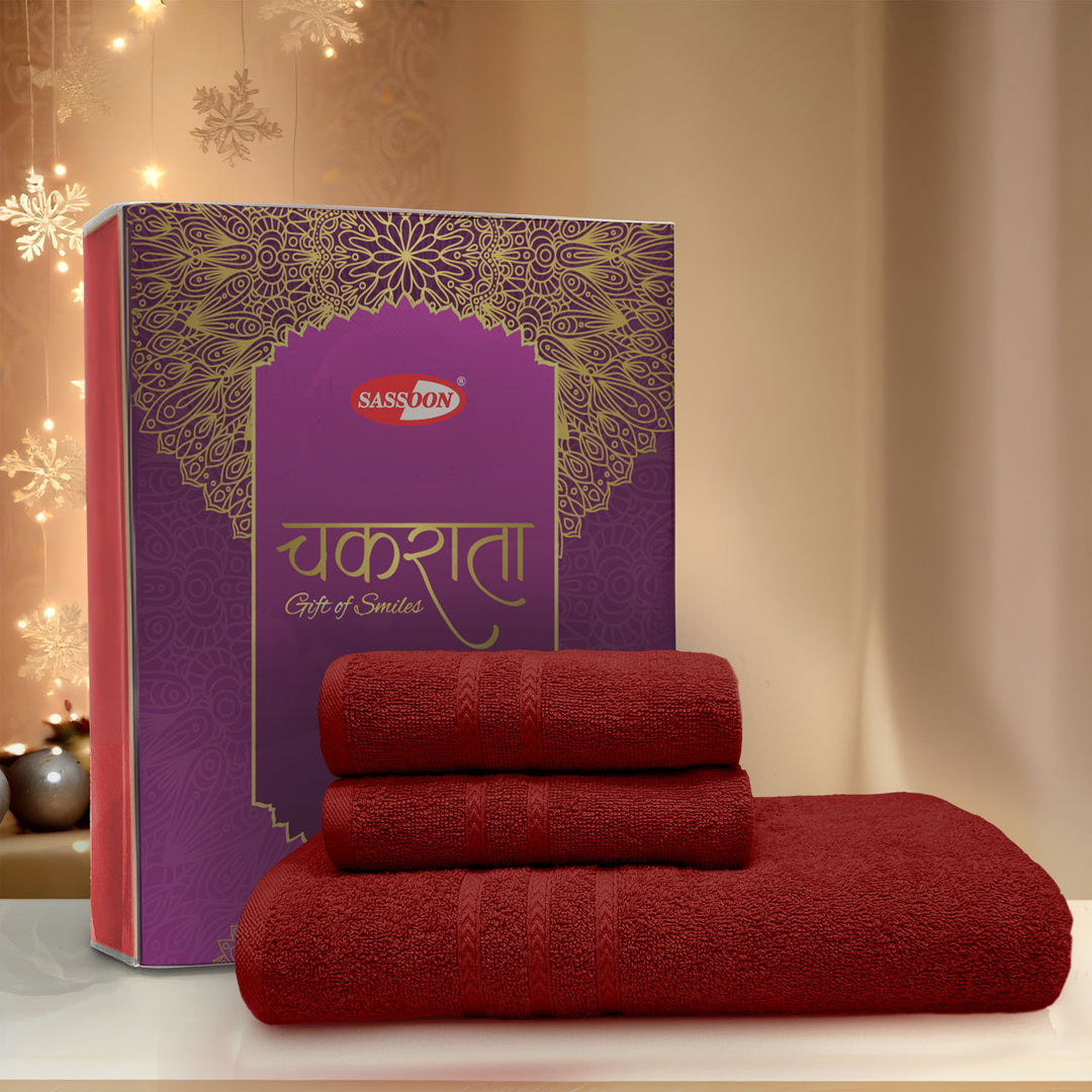 Chakrata 3 Pc Towel Set