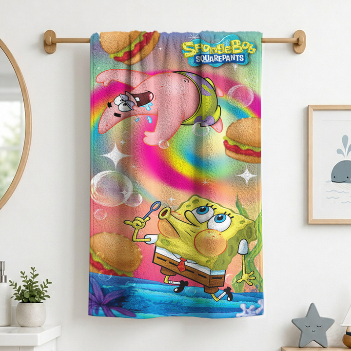 SpongeBob Kids Bath Towel