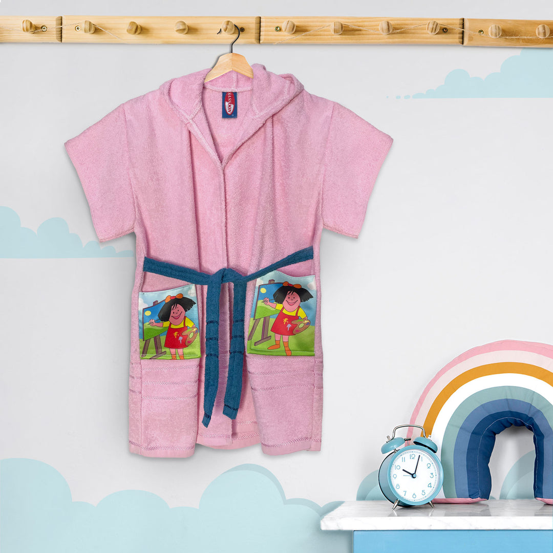 Hooded Bathrobe For Kids (Age 3-7 years)