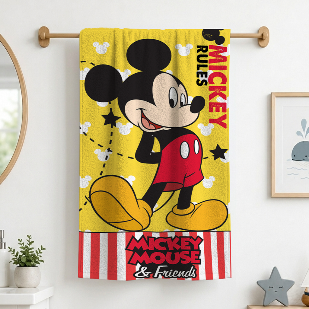 Disney Mickey Mouse Kids Bath Towel – Sassoon Fab