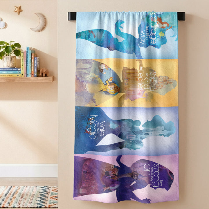 Disney Princess Towel For Kids & Adults