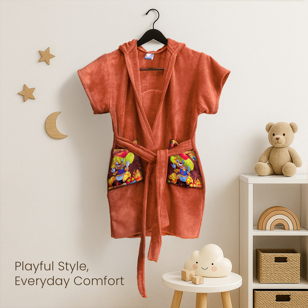 Hooded Bathrobe For Kids (Age 3-7 years)