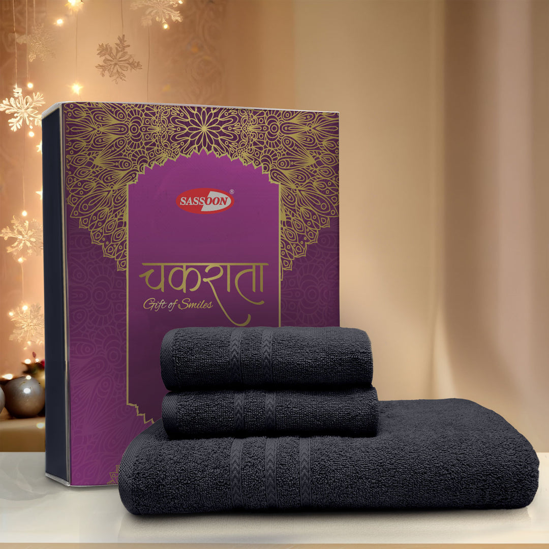 Chakrata 3 Pc Towel Set