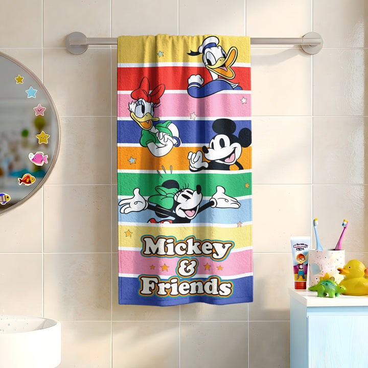 Disney Mickey Mouse & Friends Bath Towel For Kids