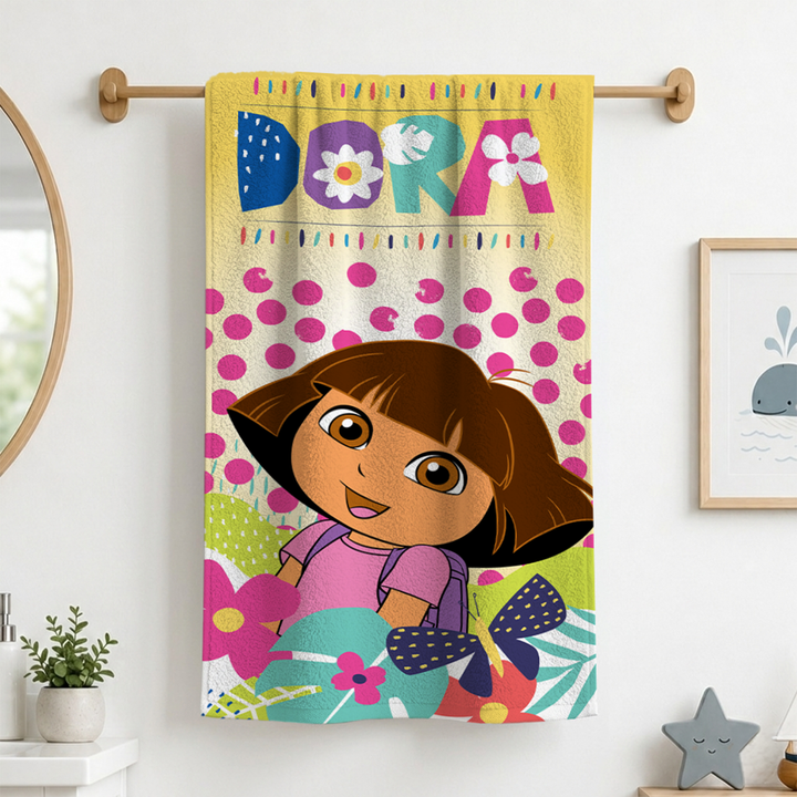 Dora Kids Bath Towel