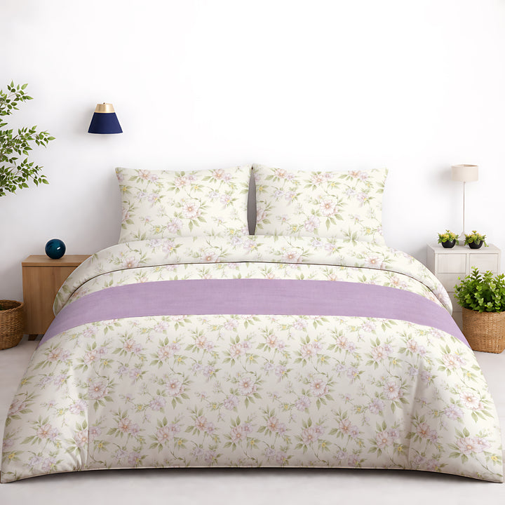 Brink 100% Cotton Printed Bedsheet - 300 TC