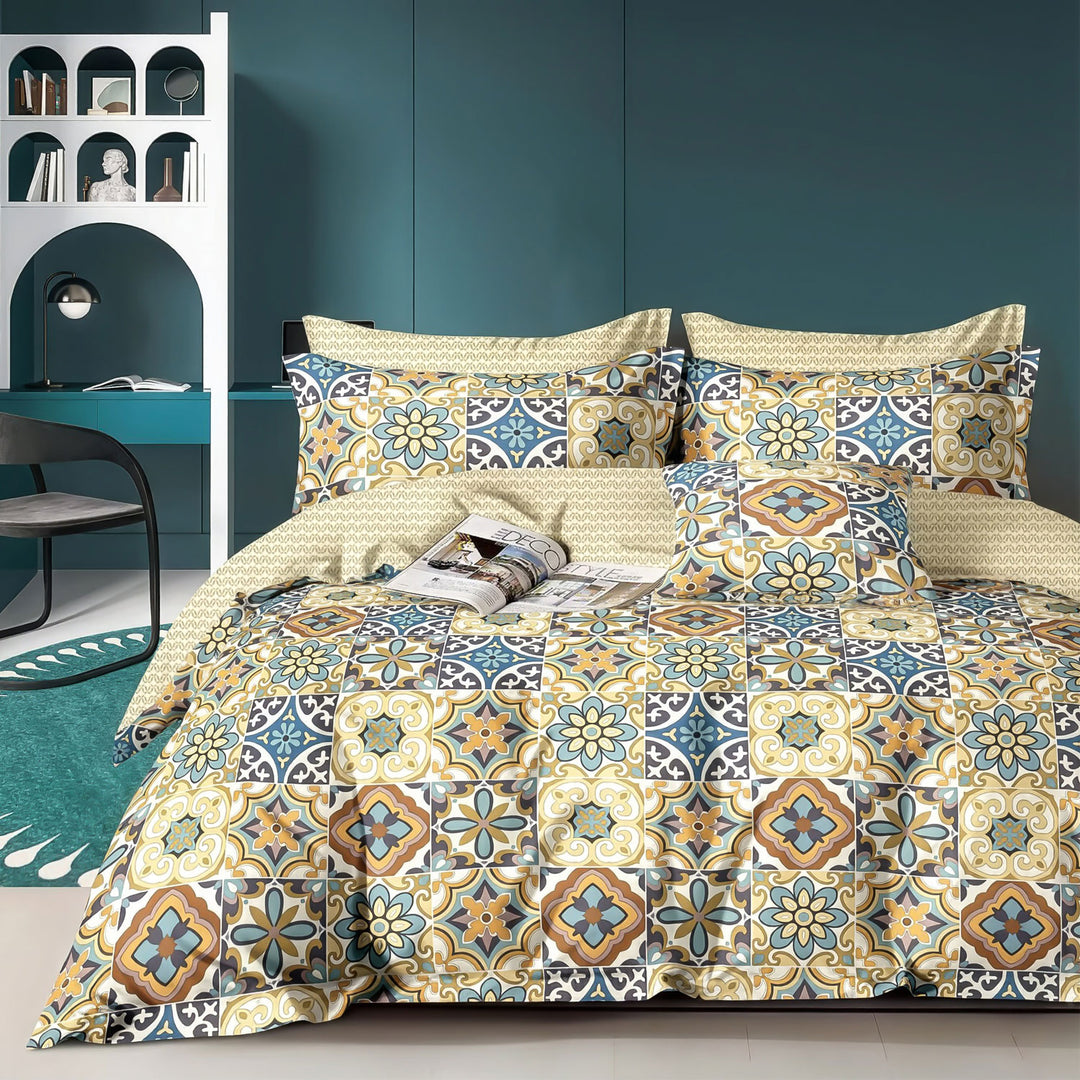 Anatolia Home 100% Cotton Printed Bedsheet - 300 TC