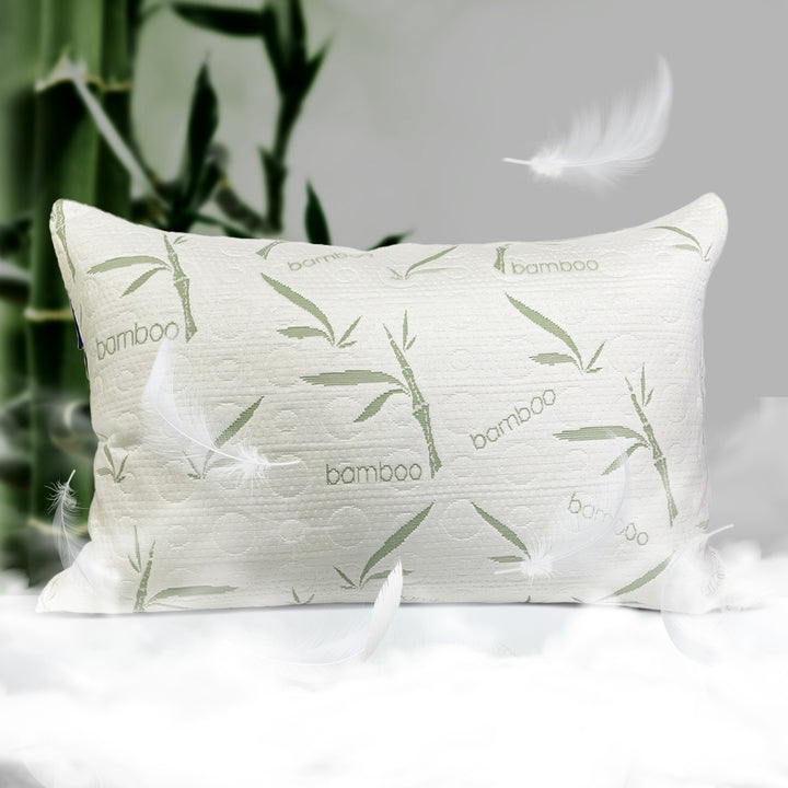Spur Feather Pillow with Bamboo Fabric Cover