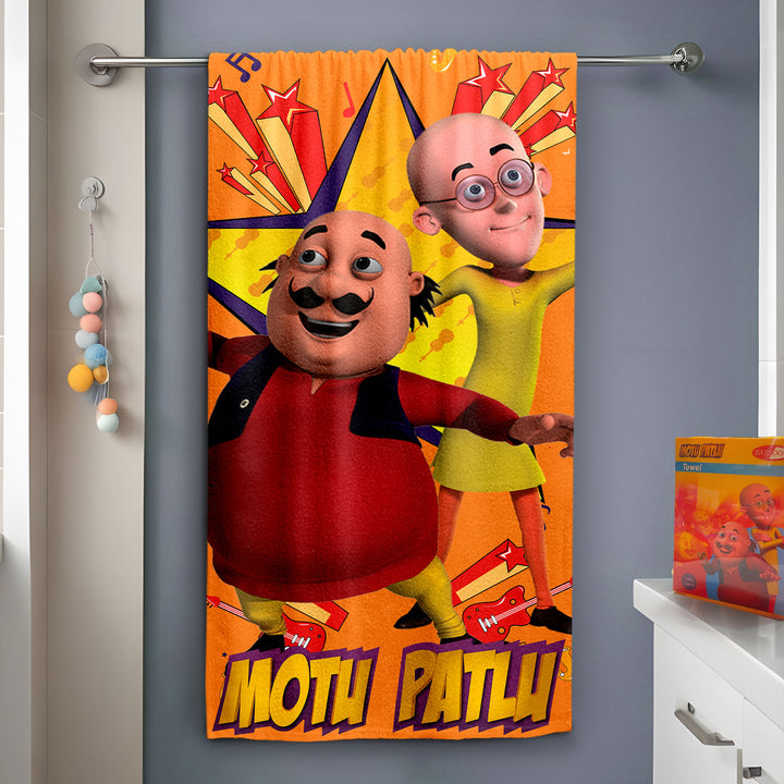 Motu Patlu Kids Bath Towel