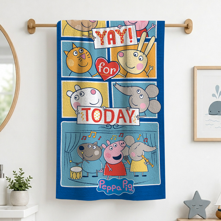 Peppa Pig Kids Bath Towel (Today)