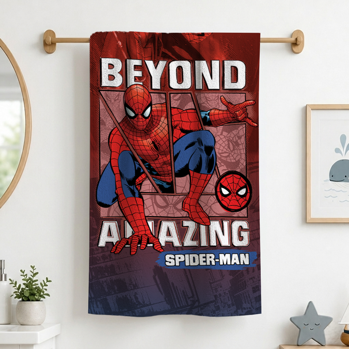 Spiderman Kids Bath Towel (Amazing)