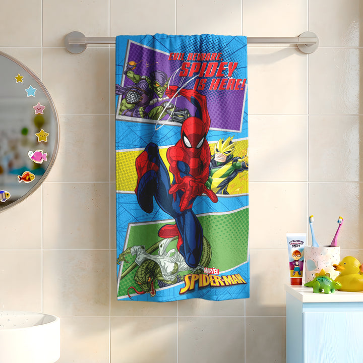 Marvel Spiderman Bath Towel For Kids