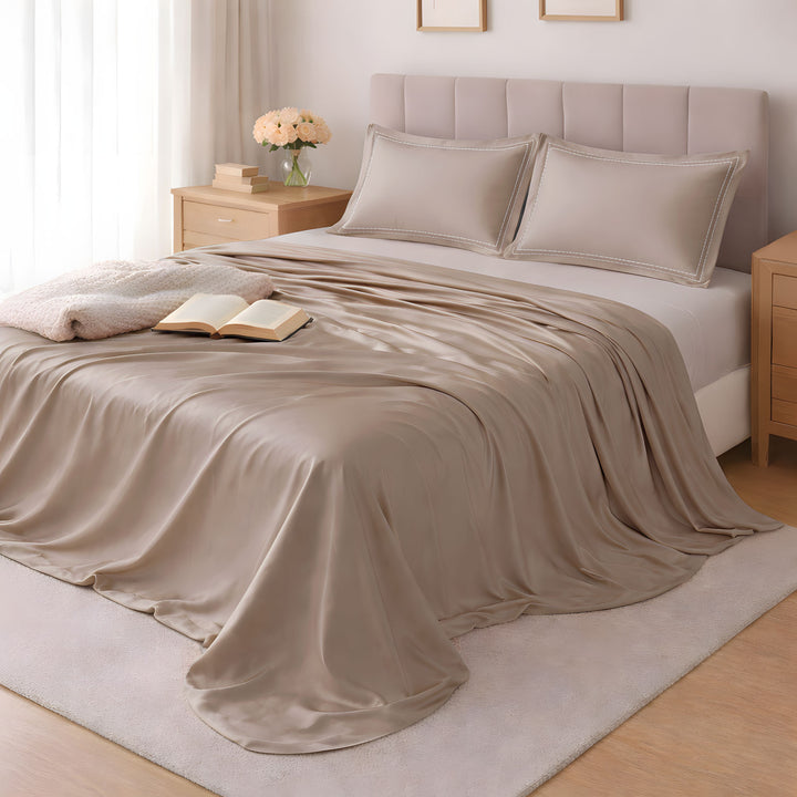 Spur 100% Bamboo Super King Size Bedsheet 500TC