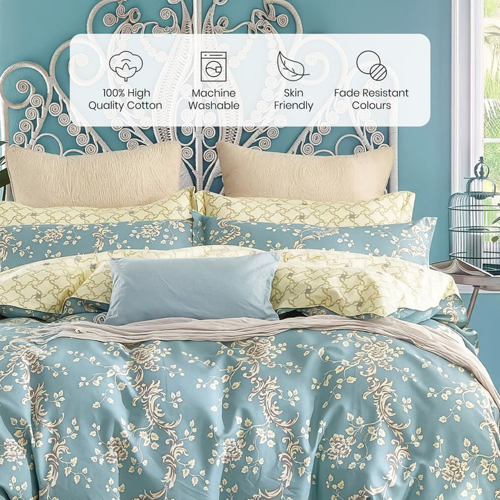 Anatolia Home 100% Cotton Printed Bedsheet - 300 TC