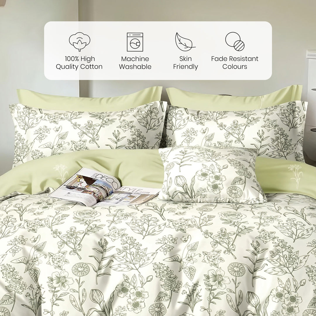 Anatolia Home 100% Cotton Printed Bedsheet - 300 TC