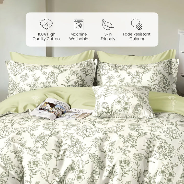 Anatolia Home 100% Cotton Printed Bedsheet - 300 TC