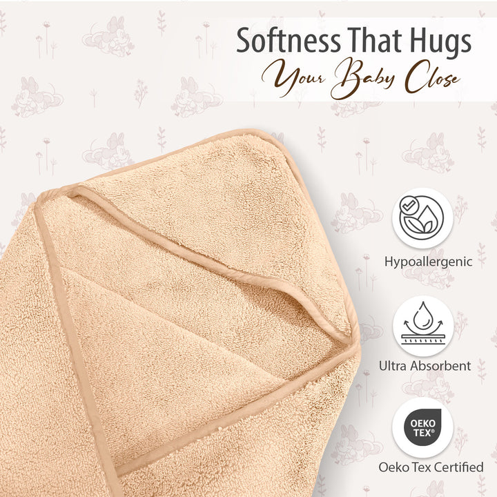 Tevel Zero Twist Baby Hooded Towel