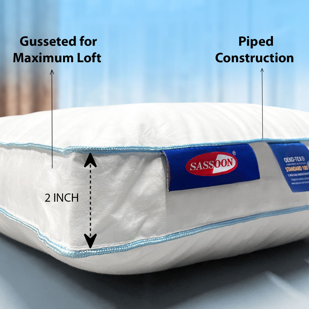 High quality doctor's recommended guesseted pillow, perfect for people suffering from cervical pain. ( 100% comfort, antiallergic) 