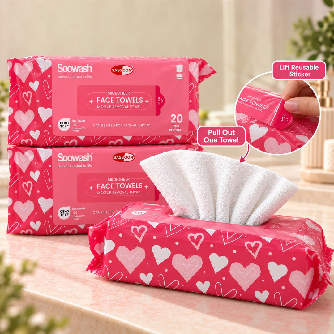 Soowash Face Towel (Family Pack)