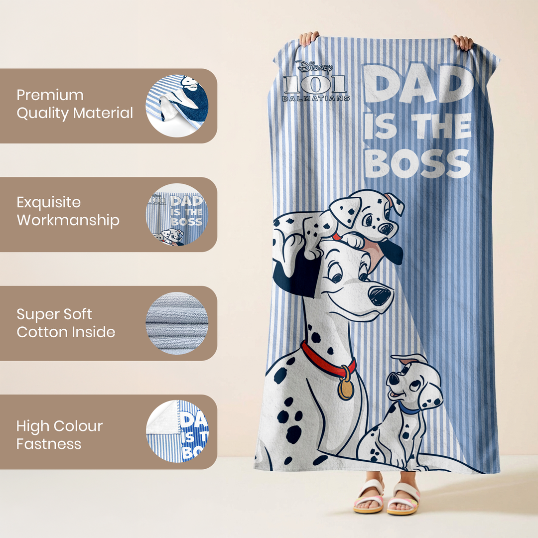 Disney 101 Dalmatians Kids Bath Towel