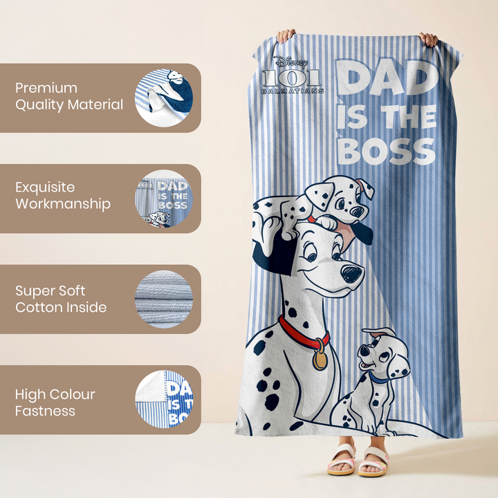 Disney 101 Dalmatians Kids Bath Towel