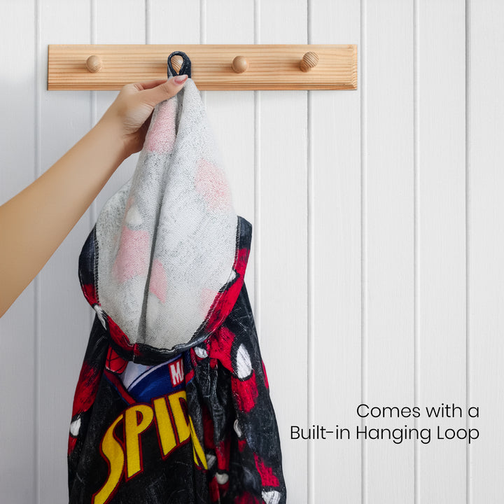 Spiderman Printed Cotton Bathrobe for Kids