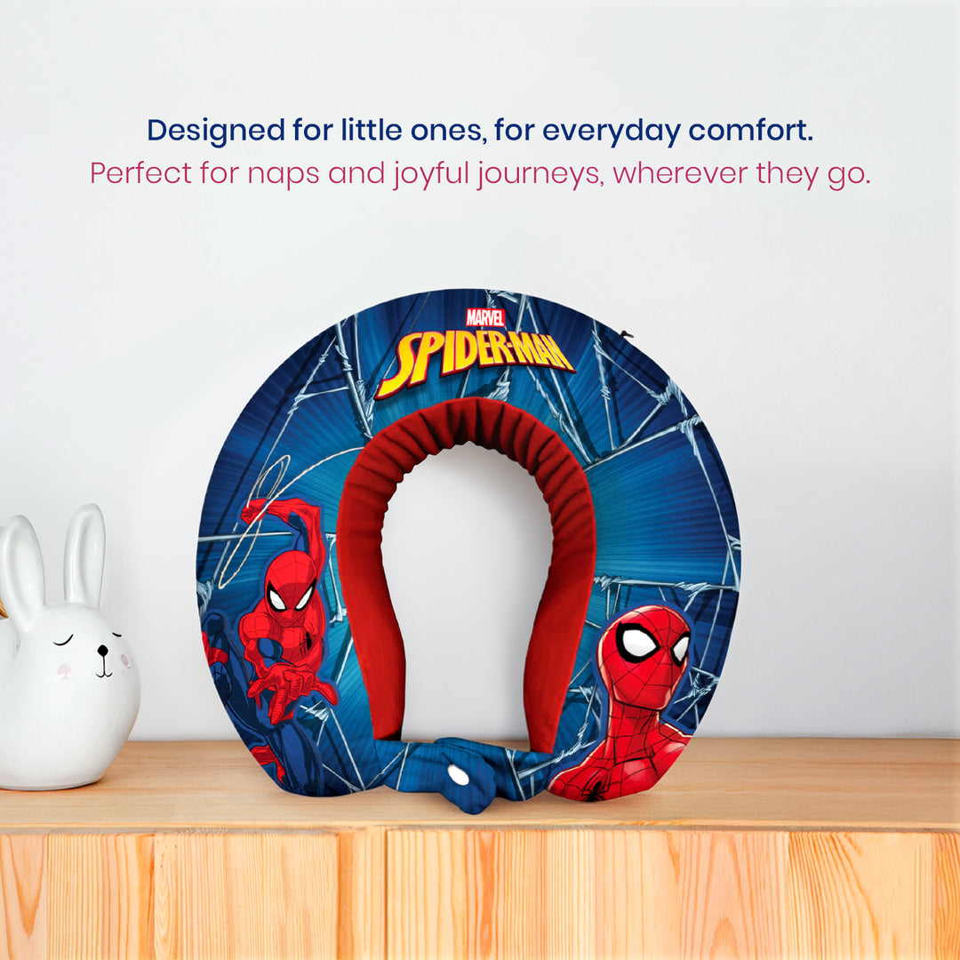Marvel Spiderman Memory Foam Neck Pillow For Kids