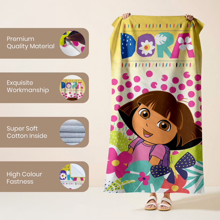 Dora Kids Bath Towel