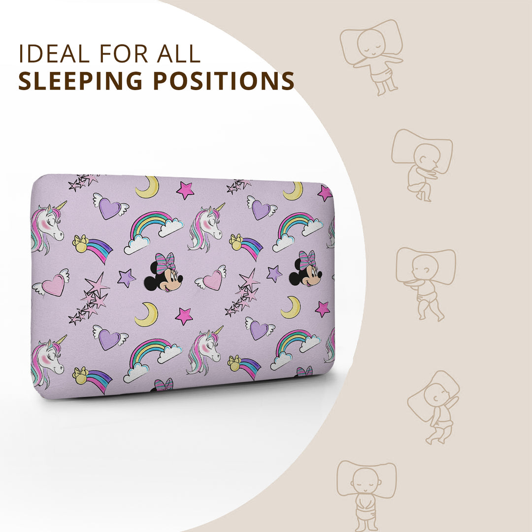 Minnie & Unicorn Memory Foam Pillow for Kids