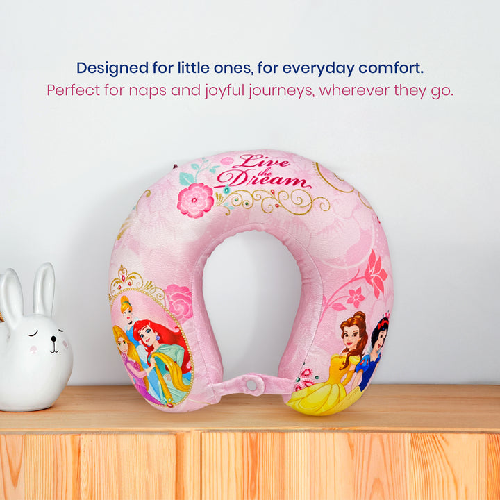 Disney Princess Memory Foam Neck Pillow For Kids