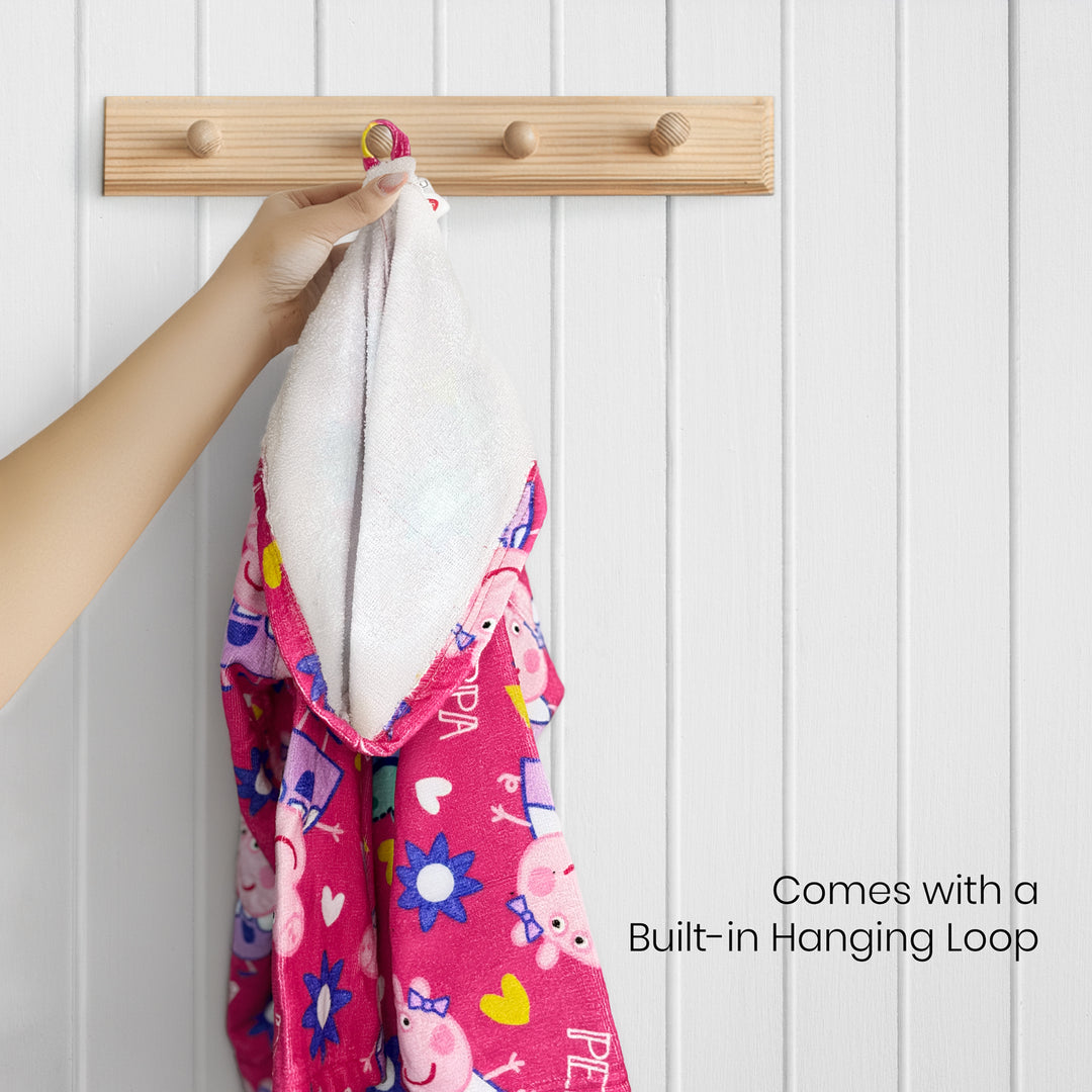 Peppa Pig Printed Cotton Bathrobe for Kids