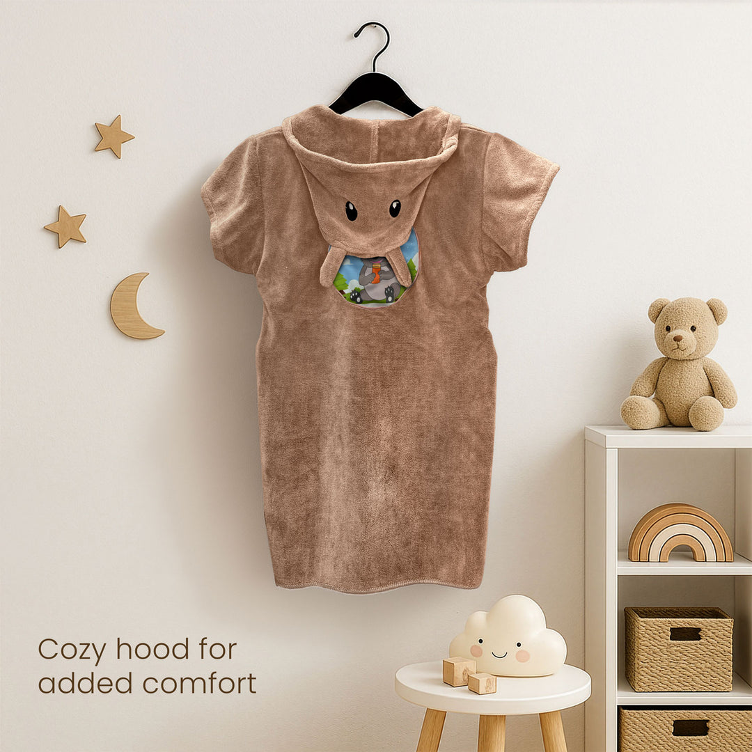 Hooded Bathrobe For Kids (Age 3-7 years)