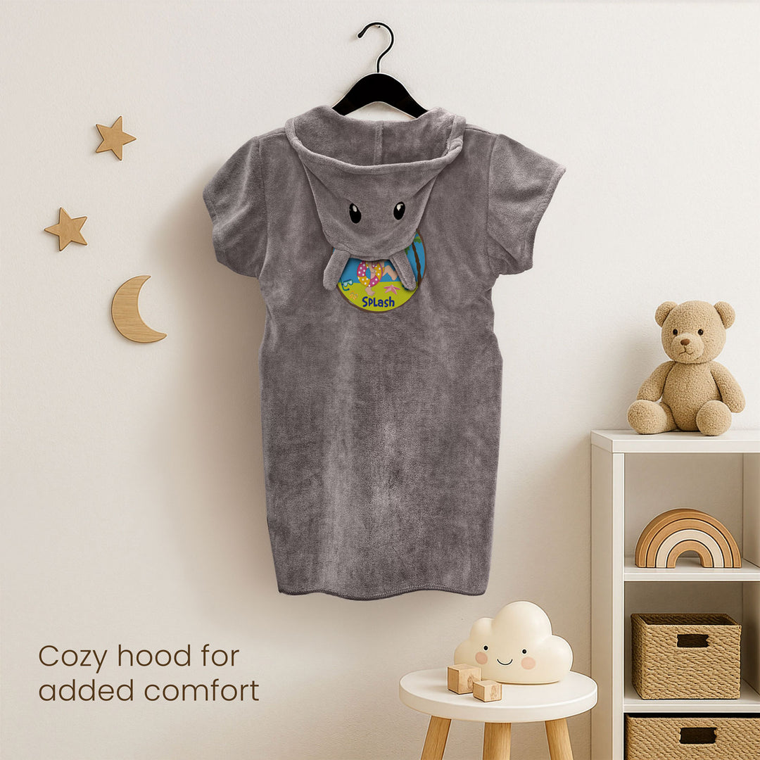 Hooded Bathrobe For Kids (Age 3-7 years)