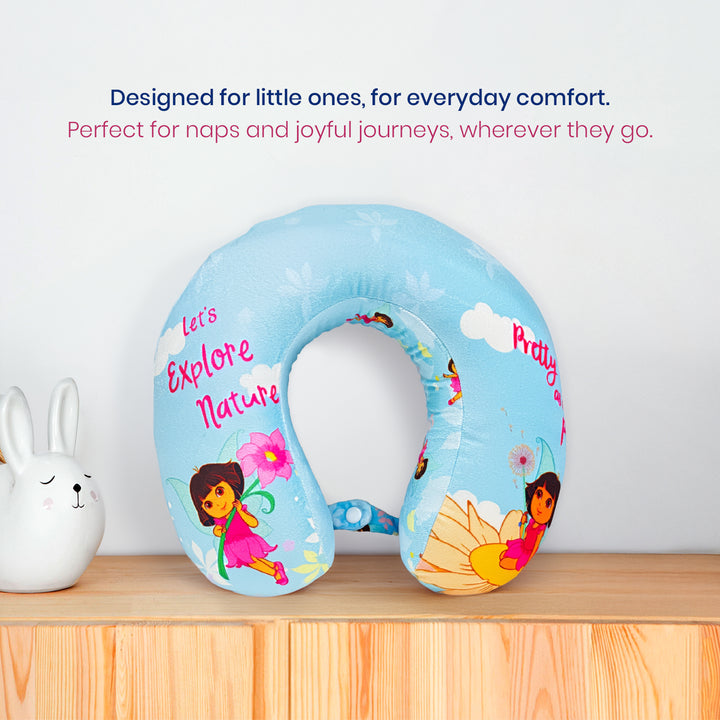 Dora Memory Foam Neck Pillow For Kids